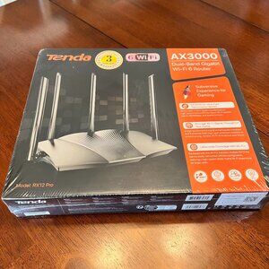 Tenda RX12 PRO WiFi 6 AX3000 Wireless WiFi Dual Band Gigabit AX Gaming Router